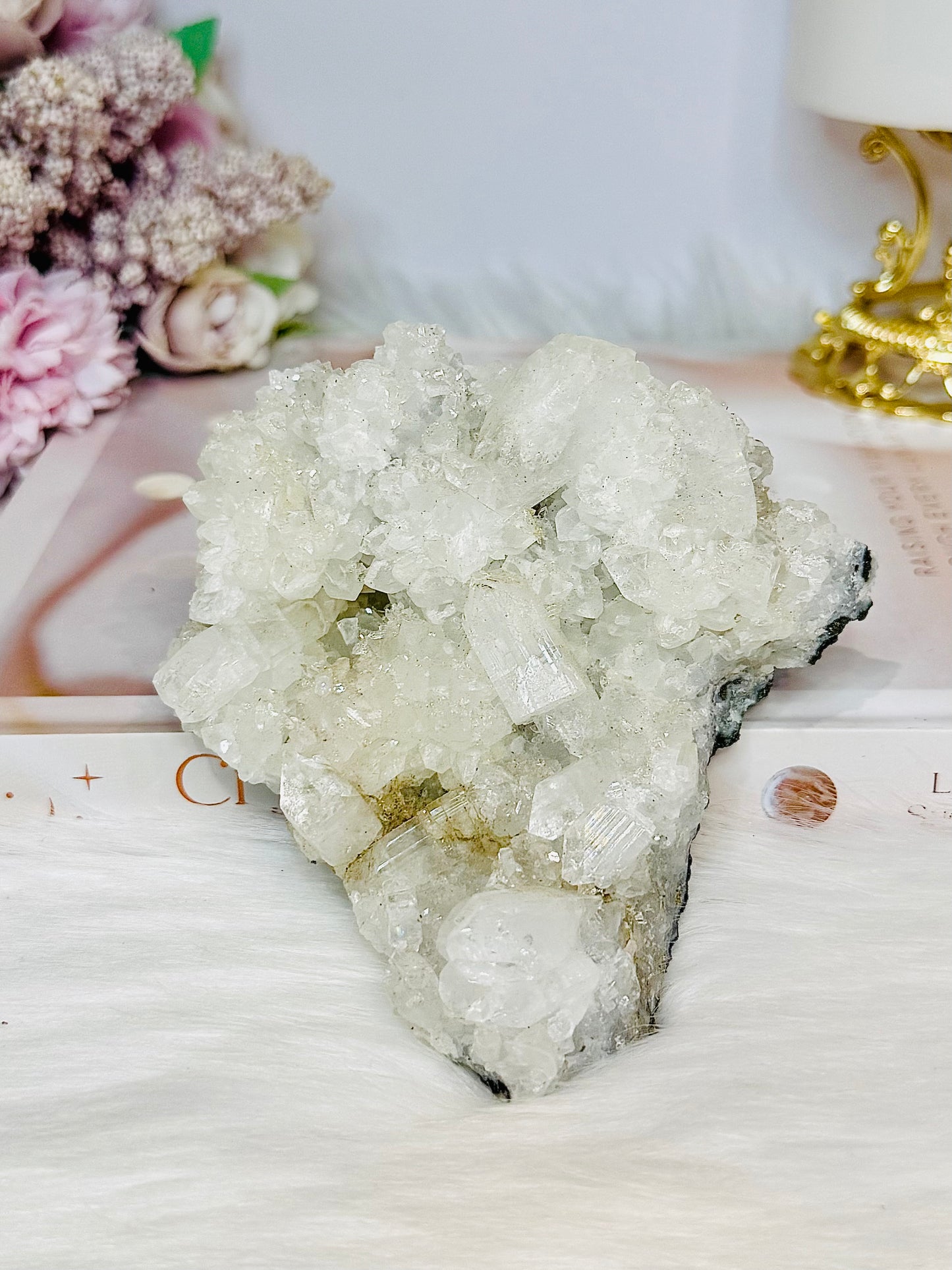 Natural Apophyllite Cluster 354g
