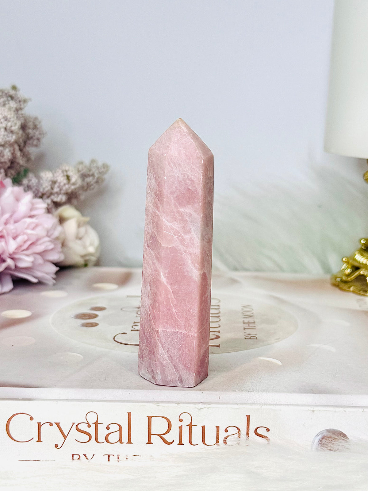 Pink Opal Tower 8cm