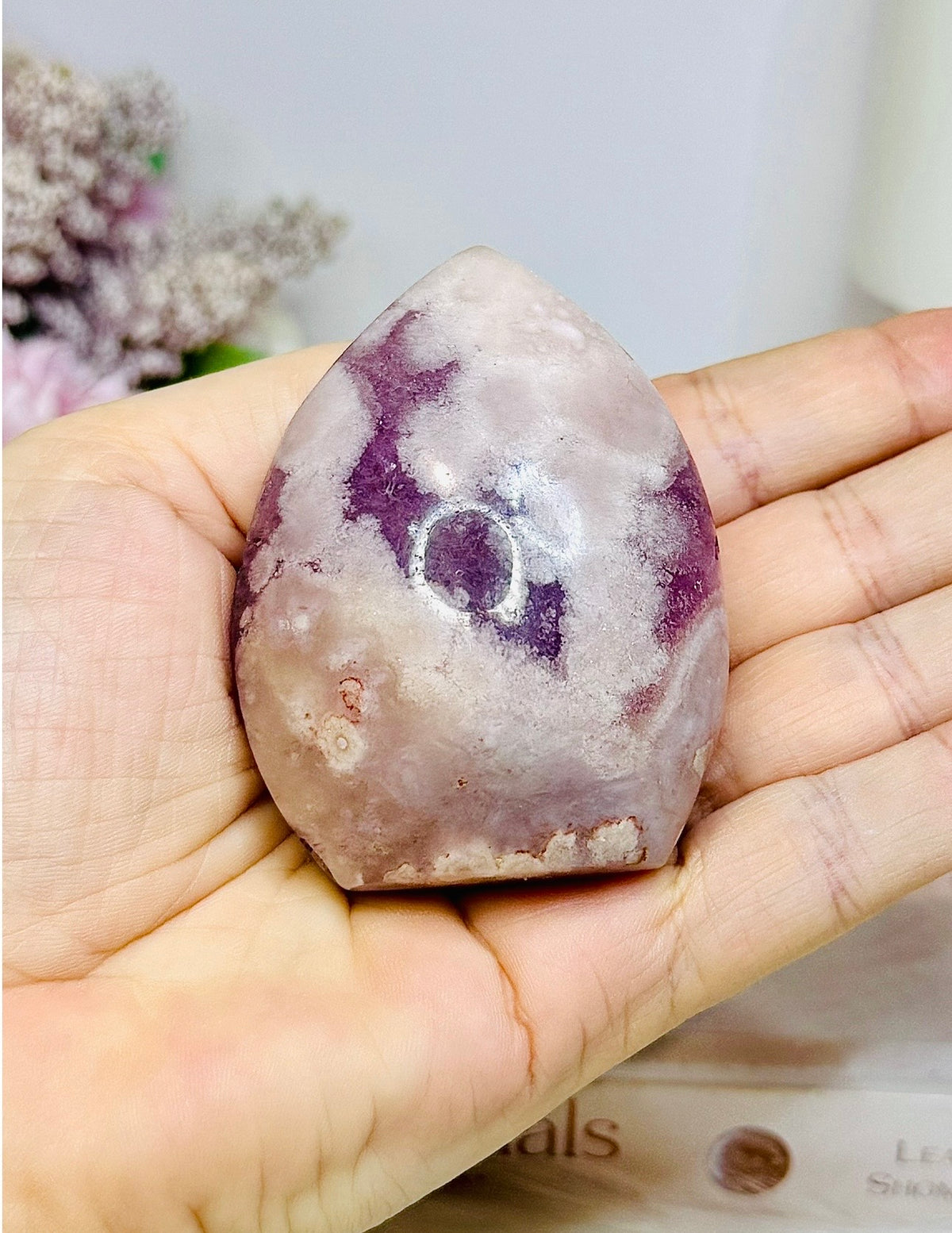 High Grade Druzy Pink Amethyst Flame | Freeform 6.5cm
