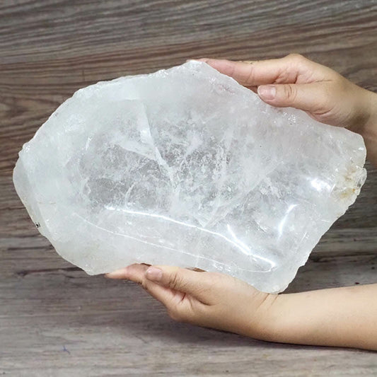 Huge Clear Quartz Bowl 3.35KG from Brazil 29cm x 17cm
