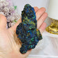 Natural Azurite with Malachite Specimen 12cm 230g On Stand