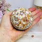 Large Money Agate Druzy Sphere on Stand 389g
