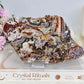 Large Mexican Lace Agate Slab 19cm on Stand