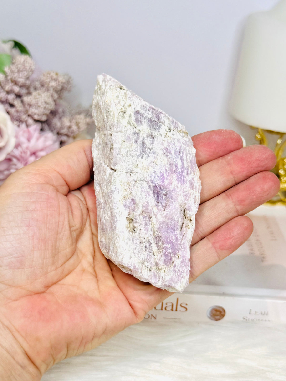 Large Natural Kunzite Specimen 11cm 232g