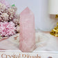 Chunky Rose Quartz Tower 9cm