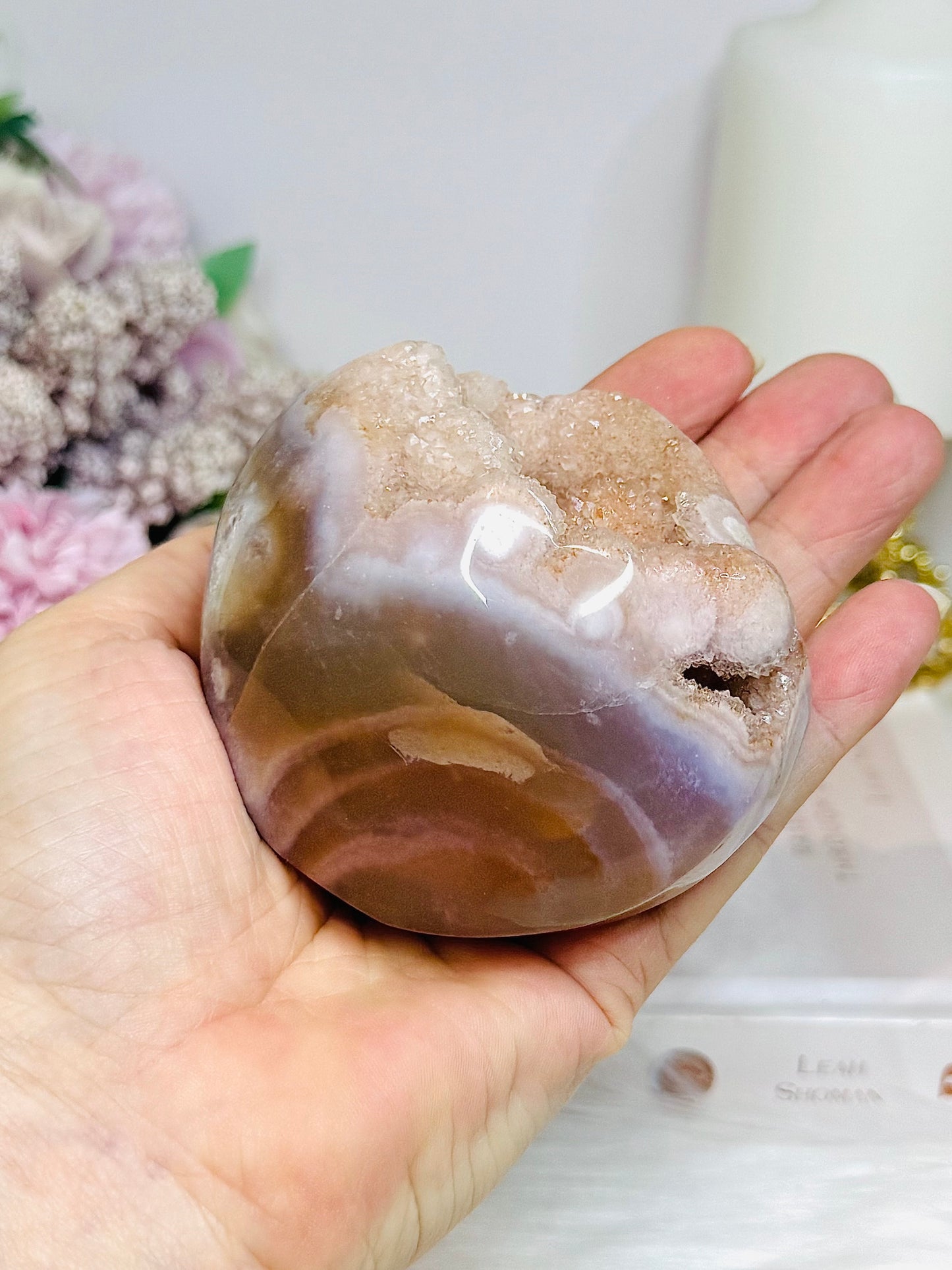 Agate Druzy Freeform 331g
