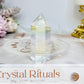 High Grade Clear Quartz Angel Aura Tower 6cm