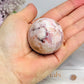 Flower Carnelian Sphere on Stand 118g
