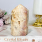 Chunky Pink Amethyst Druzy Tower 11cm 460g
