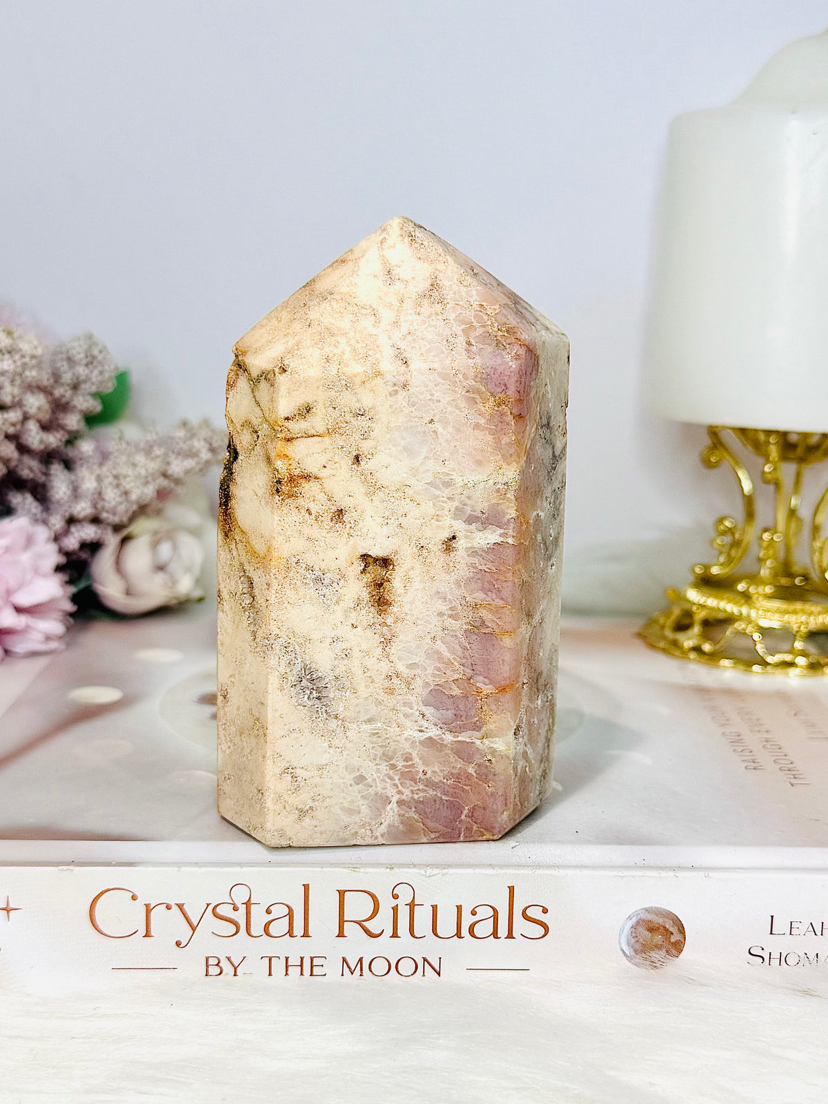 Chunky Pink Amethyst Druzy Tower 11cm 460g