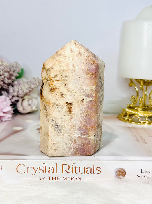 Chunky Pink Amethyst Druzy Tower 11cm 460g