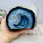 Blue (dyed) Agate Geode 12.5cm 771g