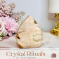 Flower Agate Carved Freeform | Flame 7cm