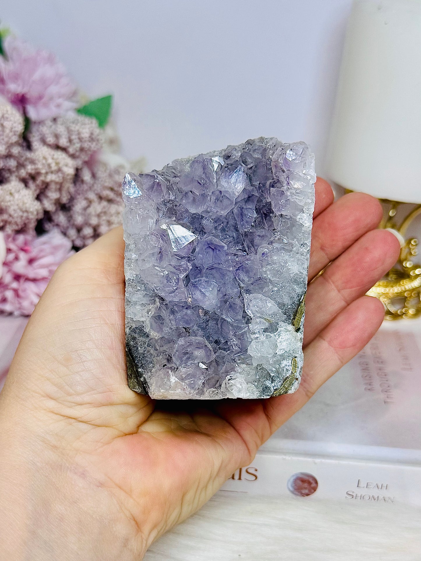Amethyst Base Cut Cluster 7.5cm 358g