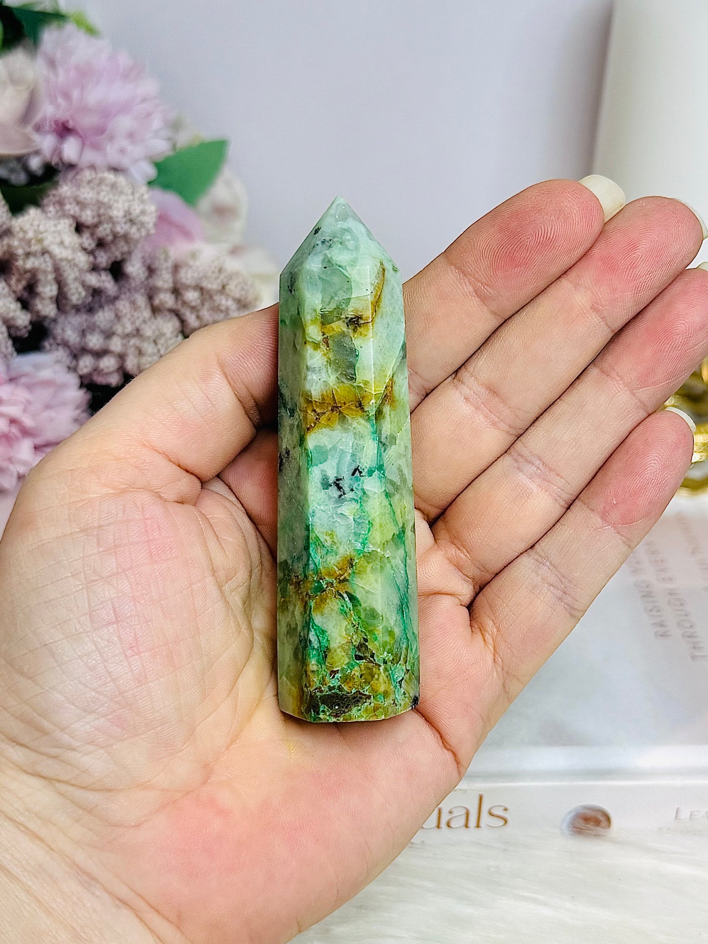 Chrysocolla Tower 9cm
