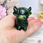 Green Jade Highland Cow Carving 6cm