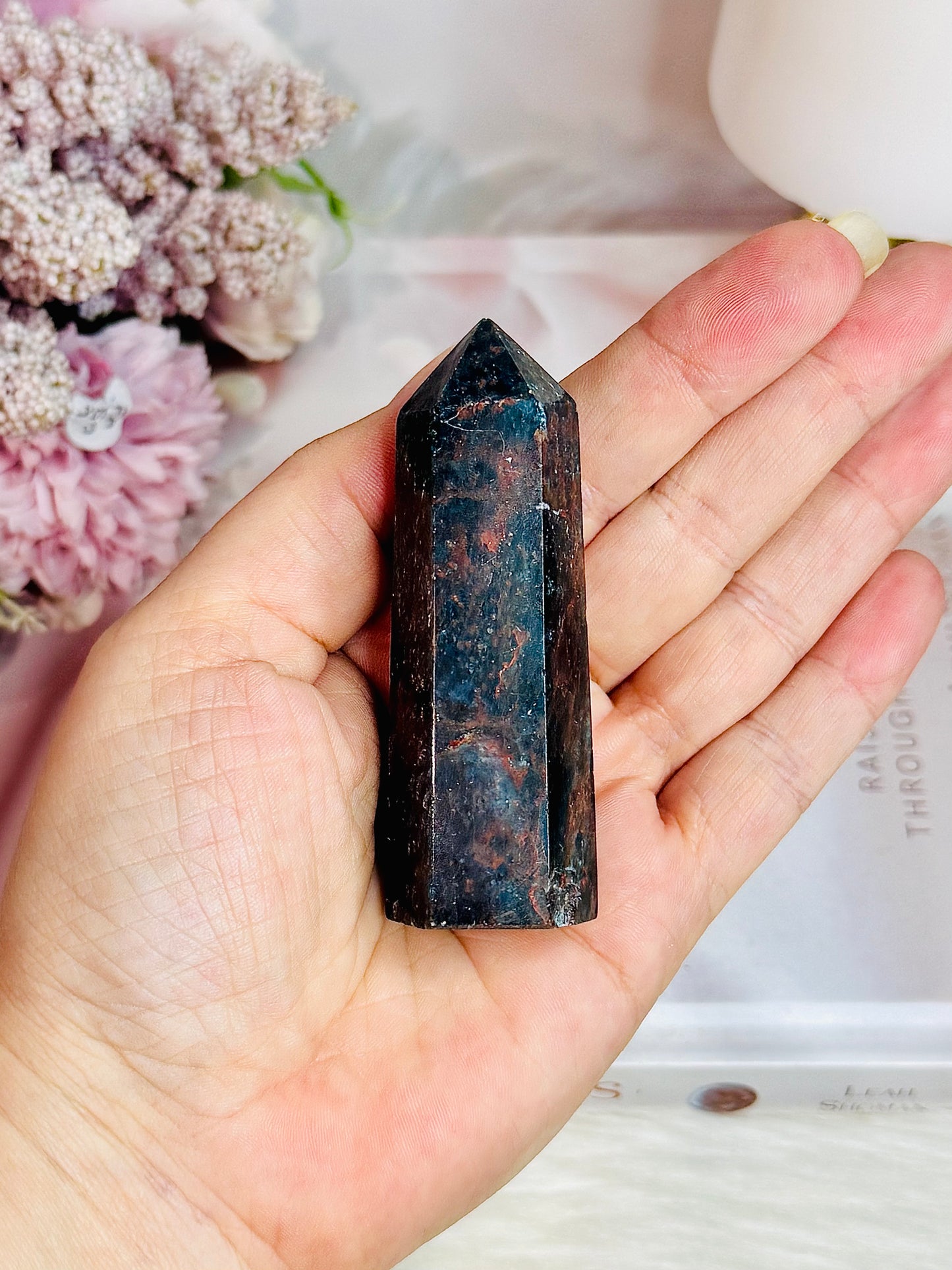 Astrophyllite & Jasper Tower 7.5cm