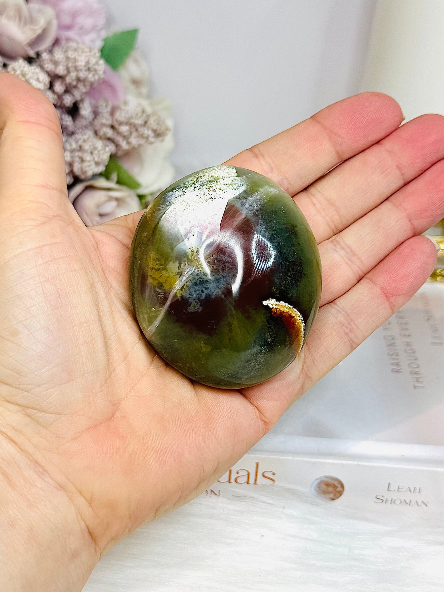 Ocean Jasper Palm Stone