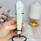 Pistachio Calcite Wand | Tower on Stand 14cm