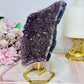 Large Natural Amethyst Cluster Slab On Stand 16.5cm