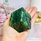 Ruby In Zoisite Carved Cube 383g