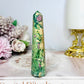 Ruby Fuchsite Obelisk | Tower 10cm