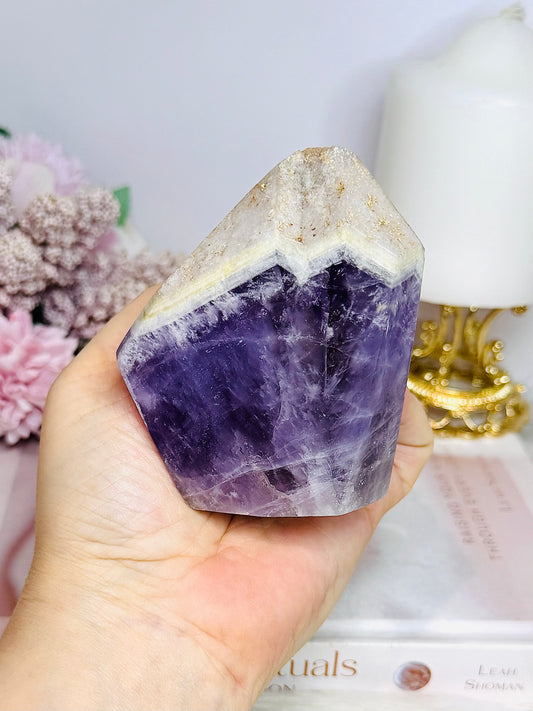 Large Chevron | Dream Amethyst Chunky Point 415g