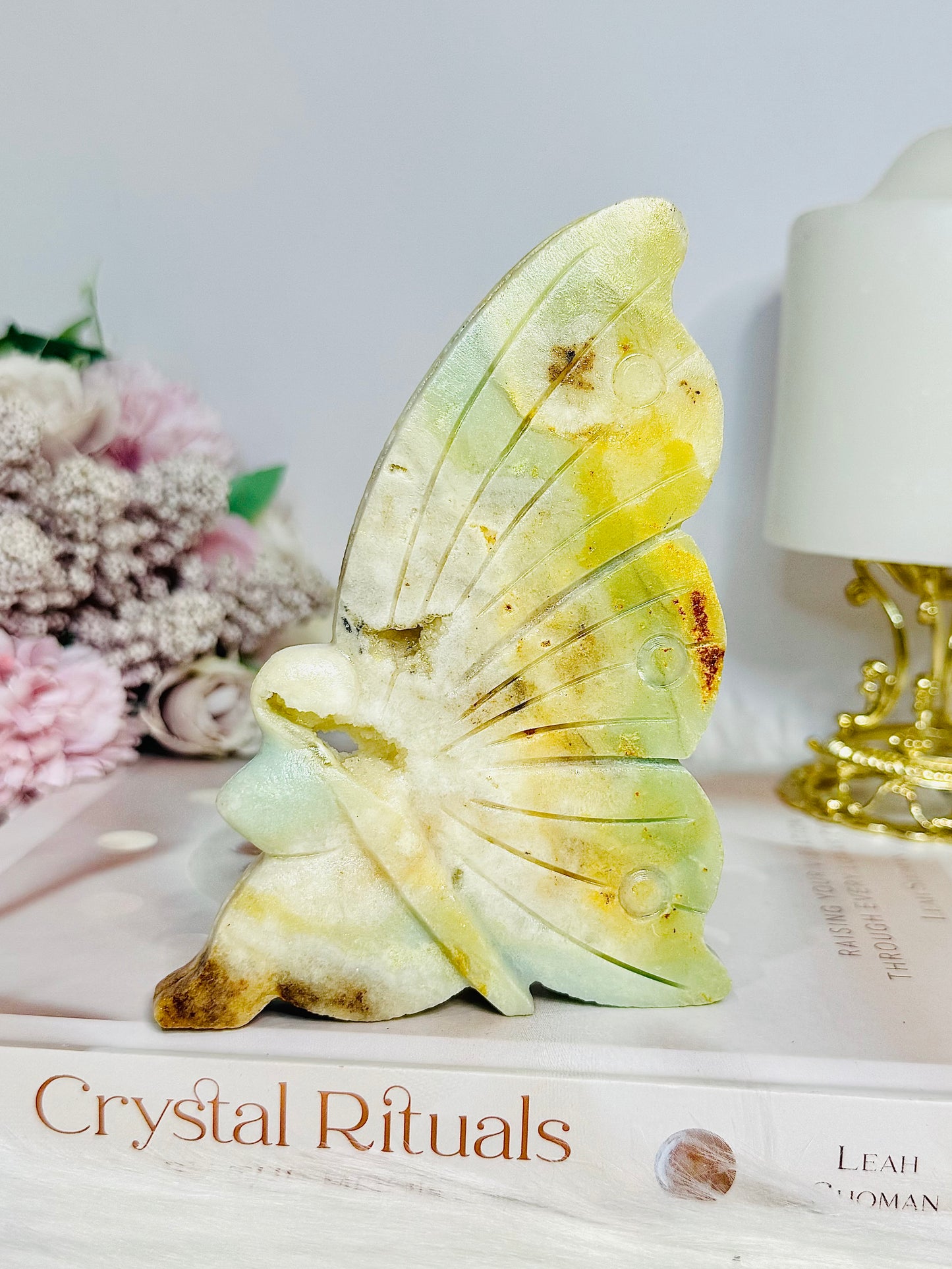 Blue Calcite Druzy Fairy 12.5cm