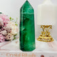 Incredible Large 456gram 14cm Green Fluorite Tower