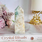 Sky Blue Quartz Tower 9cm