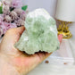 Light Green Transparent Cubed Fluorite Specimen 8cm 364g