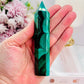 Emotional Healing ~ Absolutely Divine Tall 12cm AAA High Grade Natural Malachite Tower From Congo Simply Spectacular!!