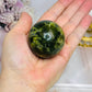 Natural Green Opal Sphere on Stand 142g