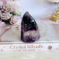 High Grade Rainbow Fluorite Flame with Rainbows 232grams