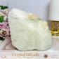 Large Pistachio Calcite Natural Specimen Freeform 11cm 1.15KG