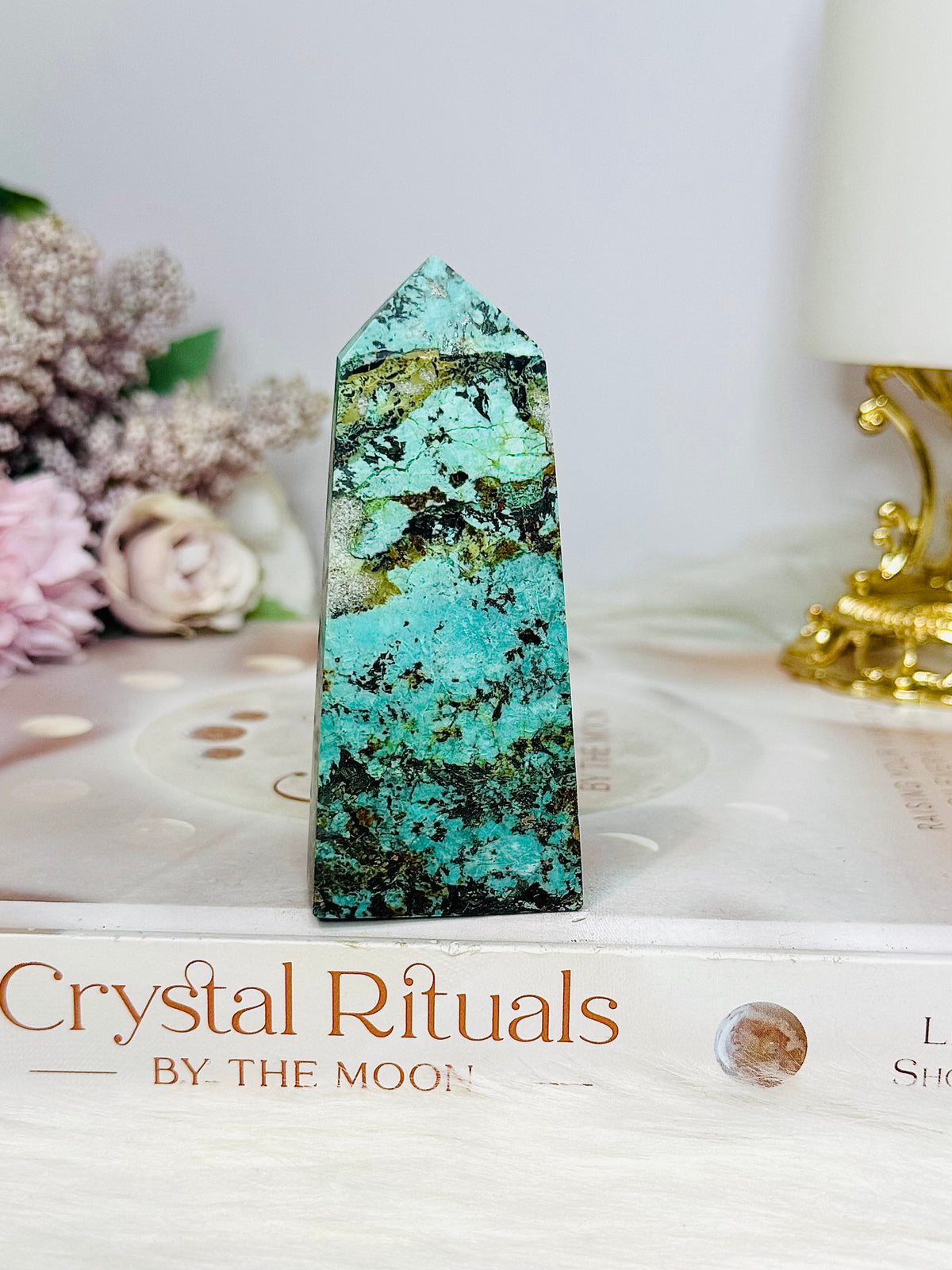 Natural Turquoise Tower 8cm