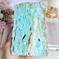 High Grade Incredible 15.5cm x 11cm Natural Blue Aragonite Slab