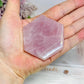 Rose Quartz Carved Hexagon 6cm