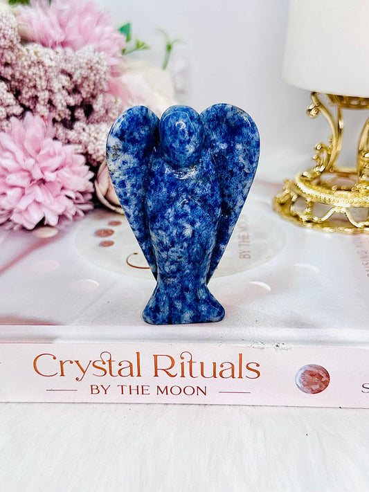 Sodalite Angel Carving 8cm