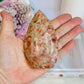Natural Orange Sunstone Carved Flame | Freeform 11cm