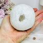 Large Moroccan Quartz Geode Sphere on Stand 566g