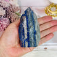 Natural 429gram Lapis Lazuli Carved Flame