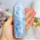 Blue Calcite Large Chunky Tower 12cm