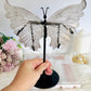Large 24cm (inc stand) Smokey Quartz Butterfly Wings On Stand from Brazil