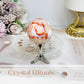 Carnelian Flower Sphere on Stand 109g