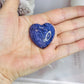 High Grade Charoite Heart on Stand