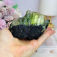 High Grade Transparent Green Fluorite Specimen on Matrix 505g