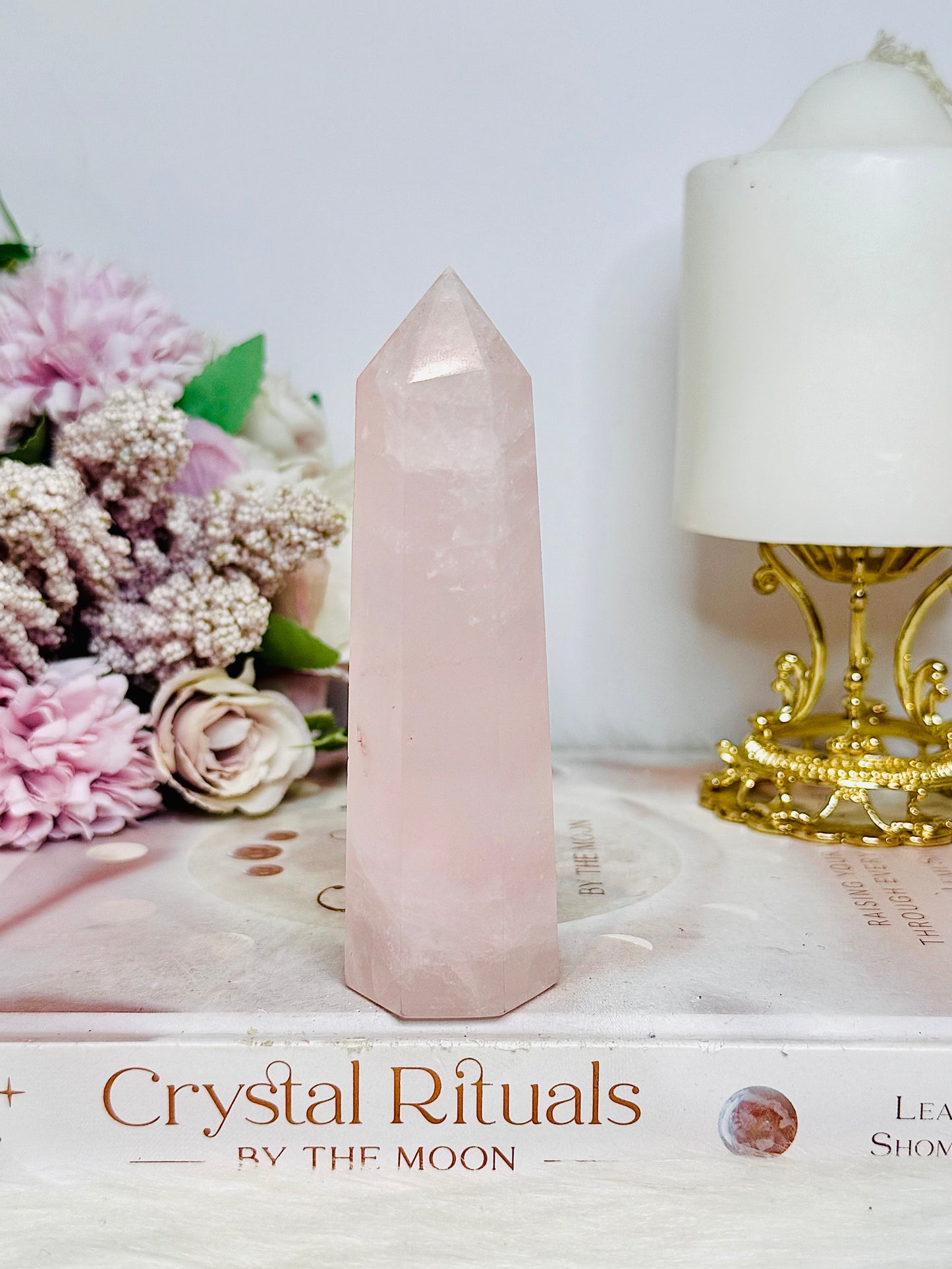 Rose Quartz Tower 11cm