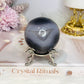 Orca Agate Sphere On Stand 247g