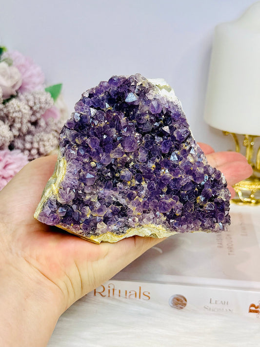Natural Amethyst Base Cut Cluster 10cm 617g